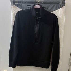 Black Half-Zip Women’s Sweatshirt